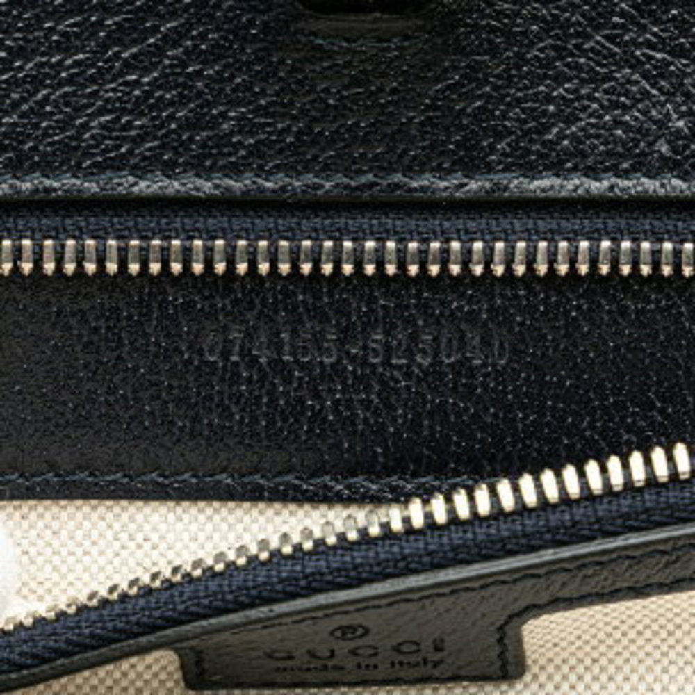 Gucci Gg Supreme Interlocking Gg Medium Tote Navy… - image 7